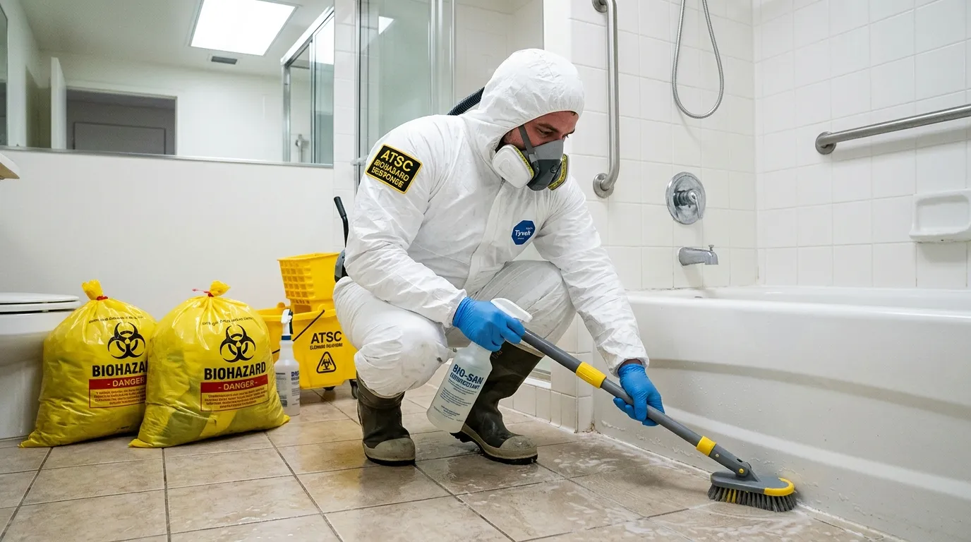 Decontamination equipment deployed for Blood Cleanup in Litchfield